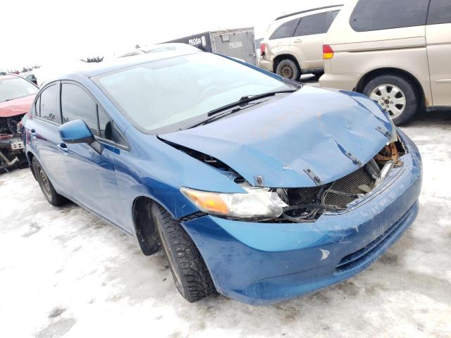 2HGFB2E48CH026214 - 2012 HONDA CIVIC LX BLUE photo 4