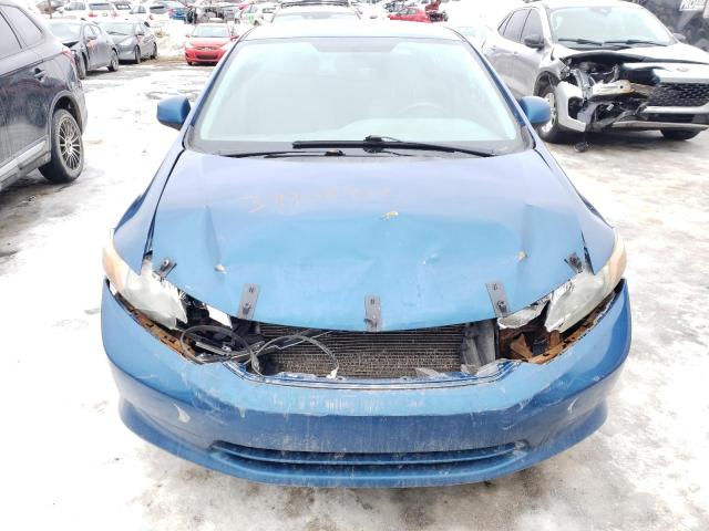 2HGFB2E48CH026214 - 2012 HONDA CIVIC LX BLUE photo 5