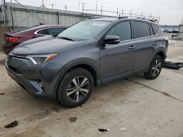 2T3RFREV0JW752065 - 2018 TOYOTA RAV4 ADVENTURE GRAY photo 1