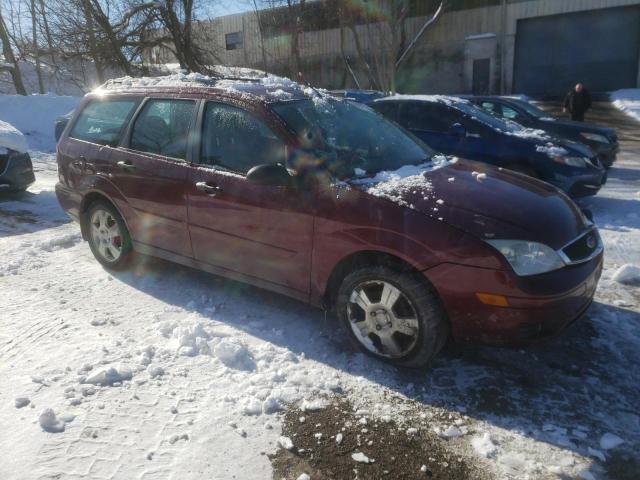 1FAFP36N77W209744 - 2007 FORD FOCUS ZXW BURGUNDY photo 4