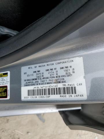 JM1BL1W71D1834160 - 2013 MAZDA 3 I Boz foto 12