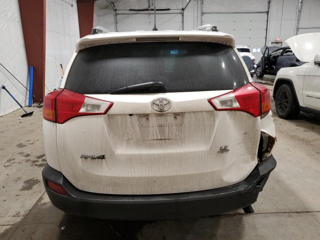 JTMBFREV2EJ010448 - 2014 TOYOTA RAV4 LE WHITE photo 6