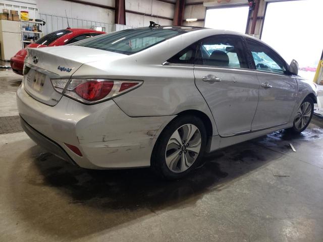 KMHEC4A43FA122095 - 2015 HYUNDAI SONATA HYBRID SILVER photo 3