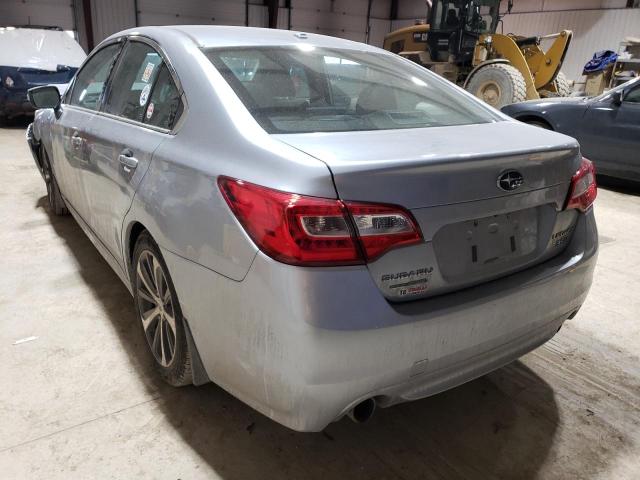 4S3BNEN66F3048078 - 2015 SUBARU LEGACY 3.6R LIMITED SILVER photo 2