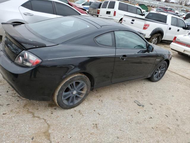 KMHHM66D88U274986 - 2008 HYUNDAI TIBURON GS BLACK photo 3