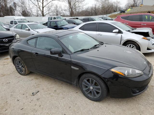 KMHHM66D88U274986 - 2008 HYUNDAI TIBURON GS BLACK photo 4