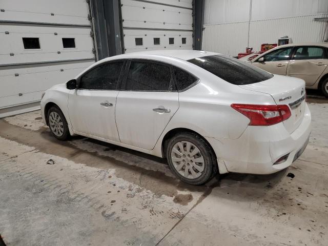 3N1AB7AP1HY217788 - 2017 NISSAN SENTRA S WHITE photo 2