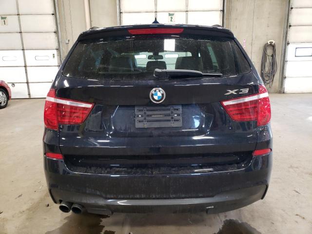 5UXWX7C52EL983757 - 2014 BMW X3 XDRIVE35I BLUE photo 6