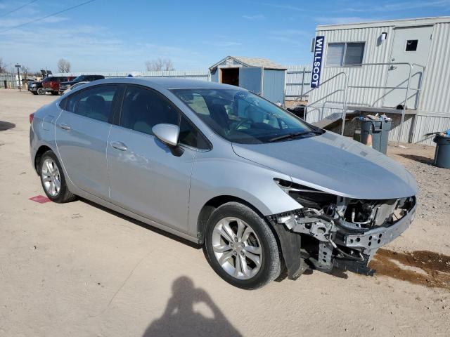 1G1BE5SM0K7117541 - 2019 CHEVROLET CRUZE LT SILVER photo 4