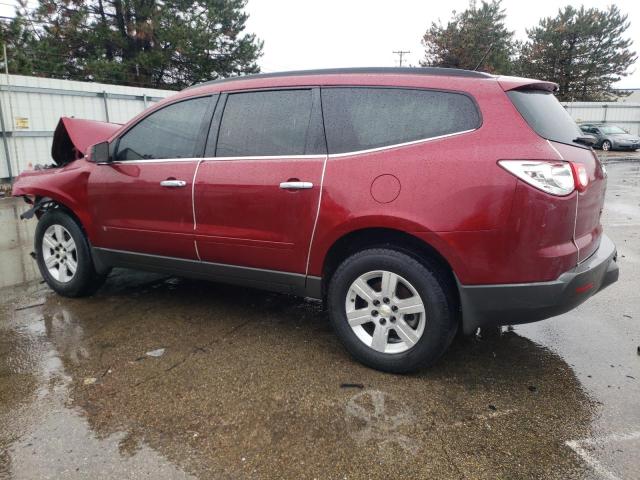 1GNLRGED5AS119246 - 2010 CHEVROLET TRAVERSE LT RED photo 2