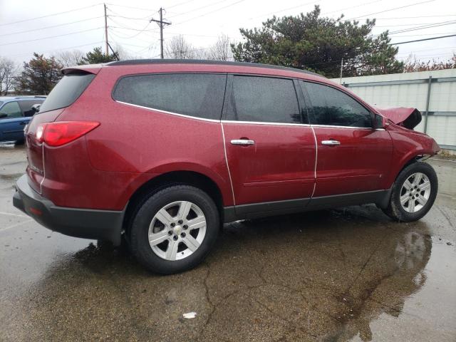 1GNLRGED5AS119246 - 2010 CHEVROLET TRAVERSE LT RED photo 3