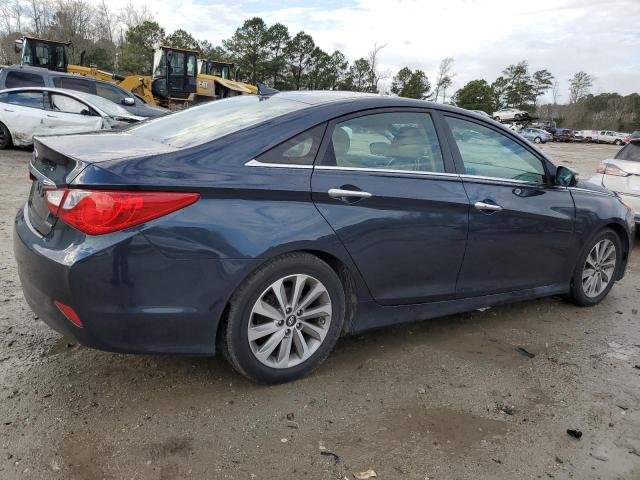 5NPEC4AC6EH866647 - 2014 HYUNDAI SONATA SE TEAL photo 3