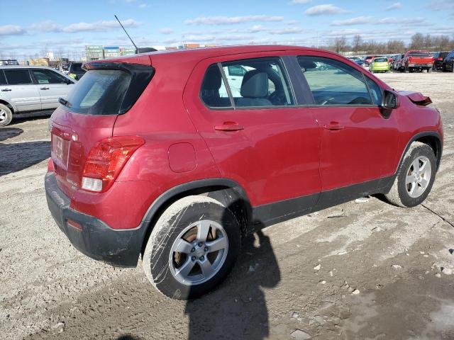 KL7CJPSBXFB062498 - 2015 CHEVROLET TRAX 1LS RED photo 3