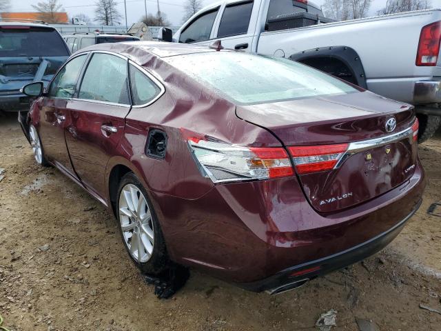 4T1BK1EB1EU106987 - 2014 TOYOTA AVALON BASE 栗色 照片 2
