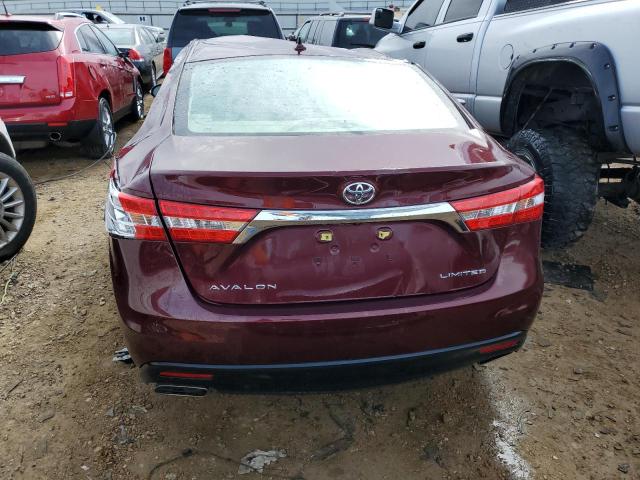 4T1BK1EB1EU106987 - 2014 TOYOTA AVALON BASE 栗色 照片 6