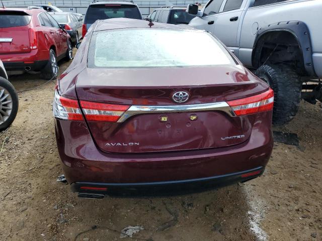 4T1BK1EB1EU106987 - 2014 TOYOTA AVALON BASE MAROON photo 6