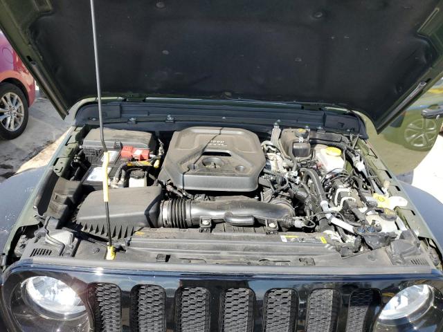 1C4HJXDN2MW589439 - 2021 JEEP WRANGLER U SPORT მწვანე ფოტო 12