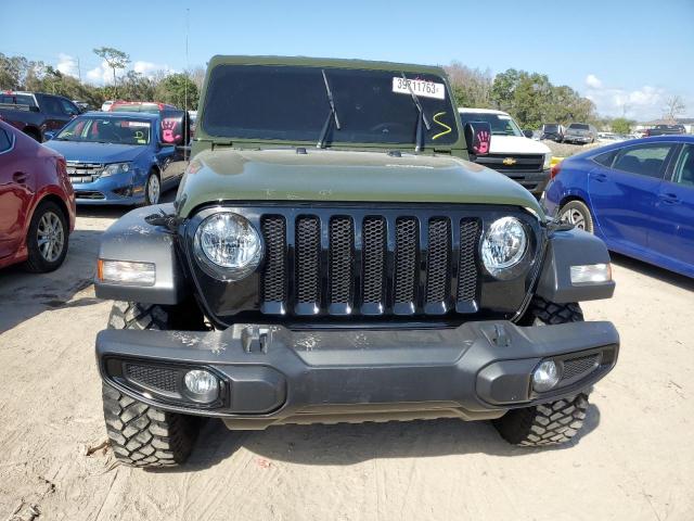 1C4HJXDN2MW589439 - 2021 JEEP WRANGLER U SPORT მწვანე ფოტო 5