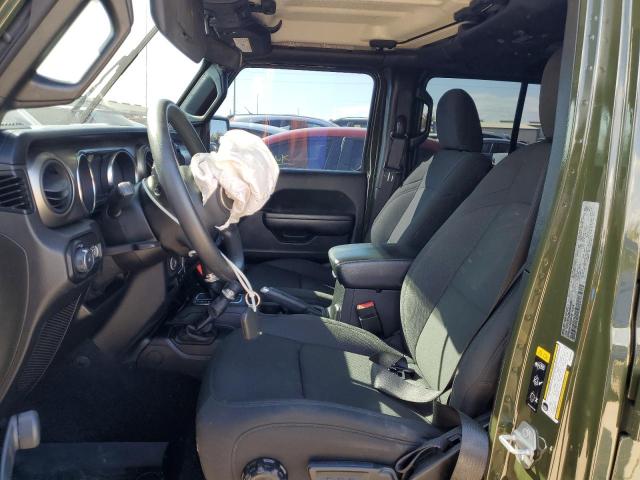 1C4HJXDN2MW589439 - 2021 JEEP WRANGLER U SPORT მწვანე ფოტო 7