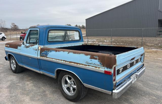 F10GLP09994 - 1972 FORD F100 BLUE photo 3