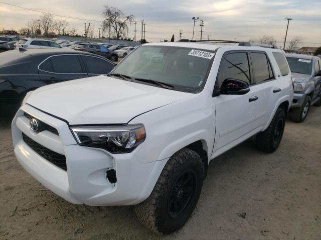 JTEBU5JRXK5658806 - 2019 TOYOTA 4RUNNER SR5 WHITE photo 1