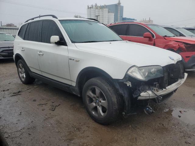 WBXPC93457WF15632 - 2007 BMW X3 3.0SI WHITE photo 4