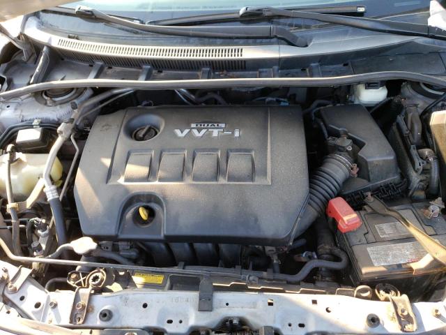 1NXBU4EE9AZ349317 - 2010 TOYOTA COROLLA BASE SILVER photo 11