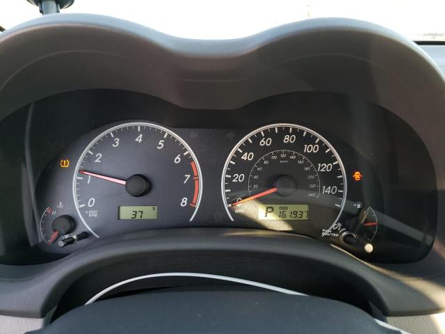 1NXBU4EE9AZ349317 - 2010 TOYOTA COROLLA BASE SILVER photo 9