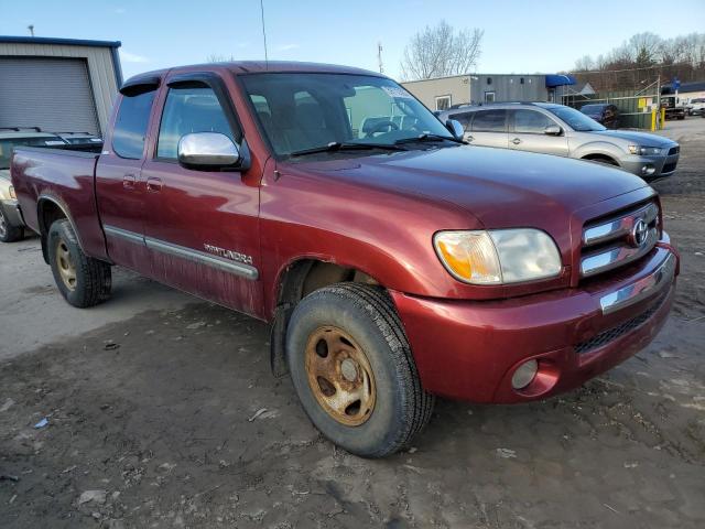 5TBBT44125S463362 - 2005 TOYOTA TUNDRA ACCESS CAB SR5 MAROON photo 4