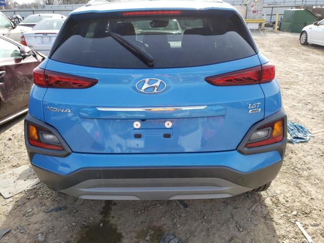 KM8K5CA56LU574892 - 2020 HYUNDAI KONA ULTIMATE BLUE photo 6