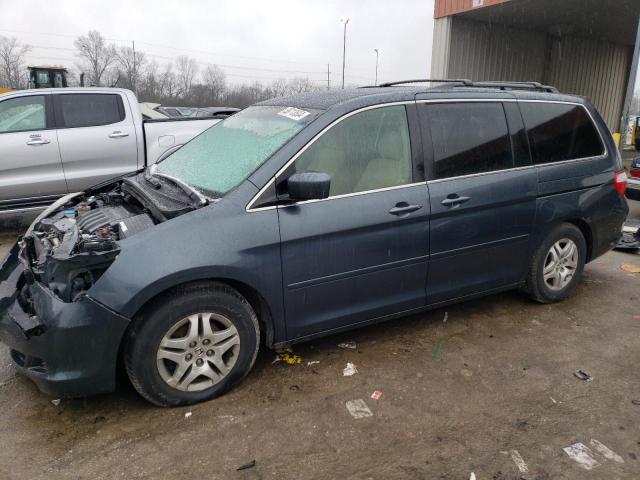 5FNRL38465B010709 - 2005 HONDA ODYSSEY EX BLUE photo 1