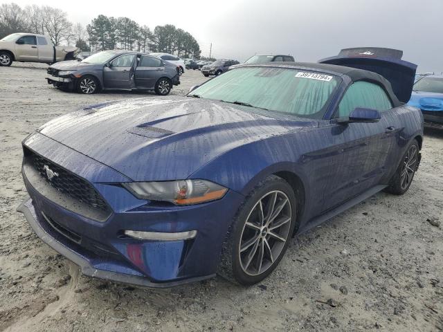 1FATP8UH0K5149821 - 2019 FORD MUSTANG BLUE photo 1