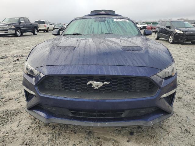 1FATP8UH0K5149821 - 2019 FORD MUSTANG BLUE photo 5