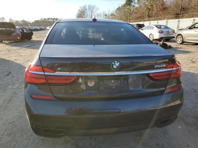 WBA7F2C56HG421804 - 2017 BMW 750 XI GRAY photo 6