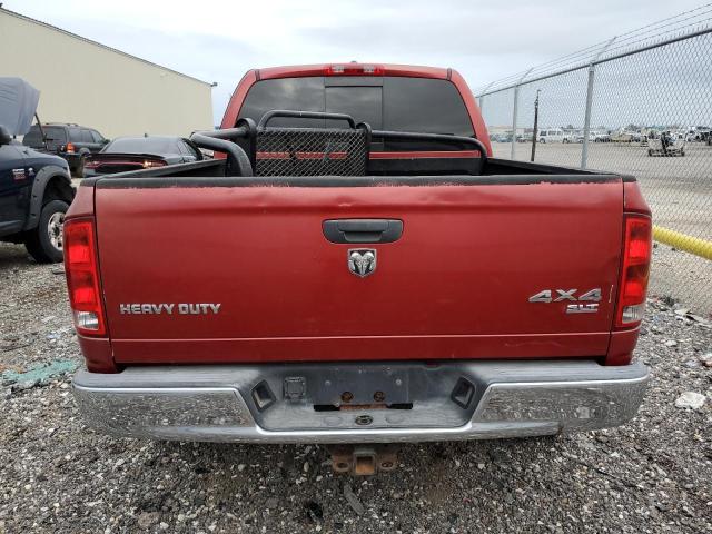 3D7KS28C76G284508 - 2006 DODGE RAM 2500 ST RED photo 6