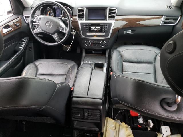 4JGDA5HB8CA016071 - 2012 MERCEDES-BENZ ML 350 4MATIC WHITE photo 8