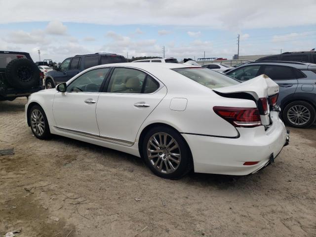 JTHBL5EF2F5136991 - 2015 LEXUS LS 460 WHITE photo 2