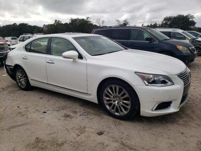 JTHBL5EF2F5136991 - 2015 LEXUS LS 460 WHITE photo 4