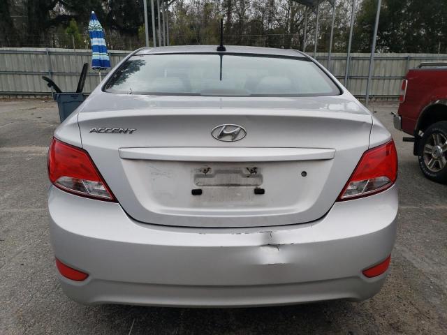 KMHCT4AE4FU859305 - 2015 HYUNDAI ACCENT GLS SILVER photo 6