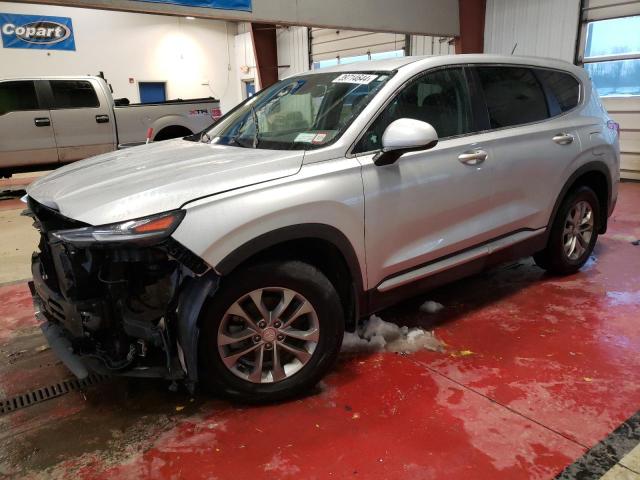 5NMS2CAD0KH035159 - 2019 HYUNDAI SANTA FE SE SILVER photo 1