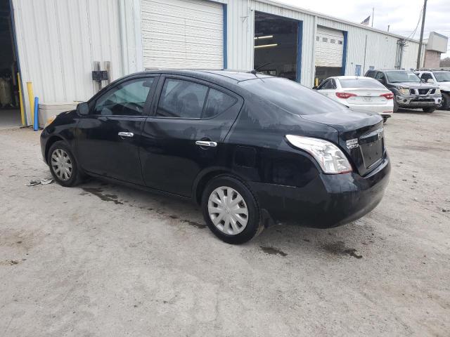 3N1CN7AP7CL942656 - 2012 NISSAN VERSA S BLACK photo 2