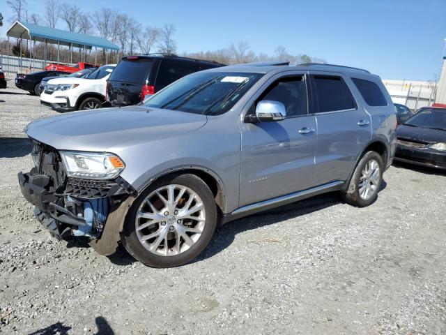 1C4SDHET0FC714801 - 2015 DODGE DURANGO CITADEL SILVER photo 1