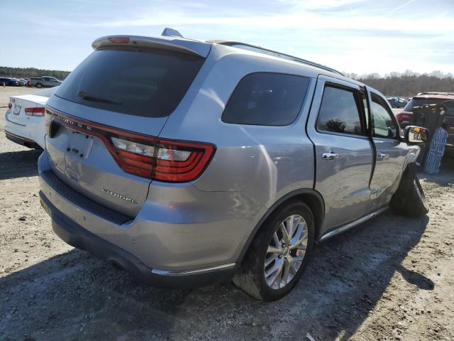 1C4SDHET0FC714801 - 2015 DODGE DURANGO CITADEL SILVER photo 3