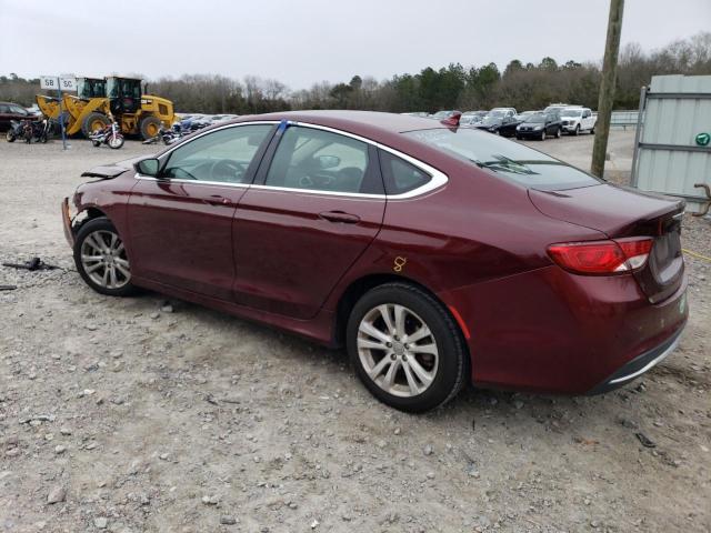 1C3CCCAB4HN503569 - 2017 CHRYSLER 200 LIMITED BURGUNDY photo 2