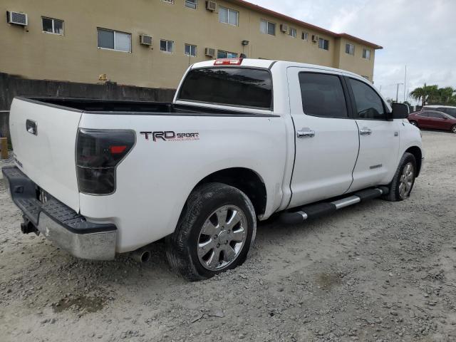 5TFEM5F13AX016953 - 2010 TOYOTA TUNDRA CREWMAX SR5 WHITE photo 3