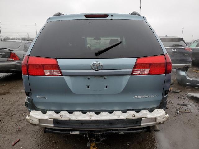 5TDZA22CX4S179545 - 2004 TOYOTA SIENNA XLE BLUE photo 6