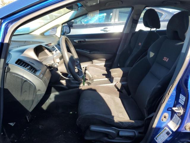 2HGFA55558H700324 - 2008 HONDA CIVIC SI BLUE photo 7