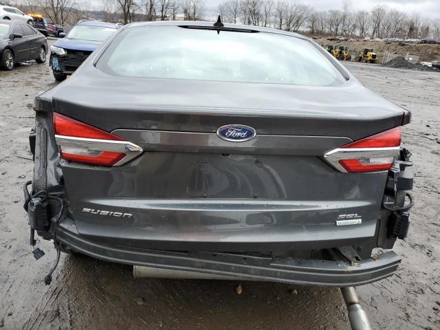 3FA6P0CD0KR264915 - 2019 FORD FUSION SEL GRAY photo 6