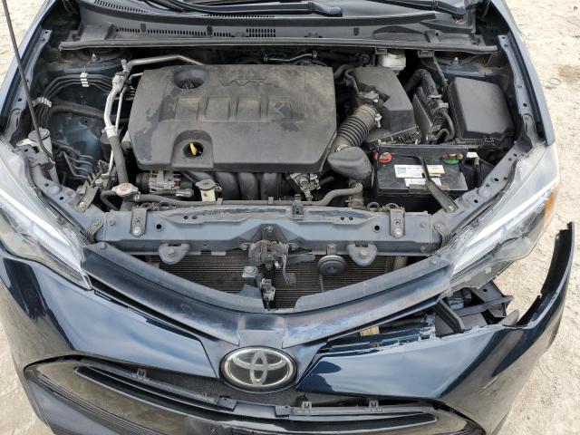 2T1BURHE7KC235716 - 2019 TOYOTA COROLLA L BLUE photo 11