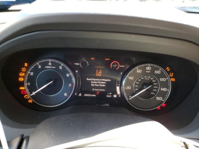 5J8TC2H74KL021325 - 2019 ACURA RDX ADVANCE BLACK photo 9